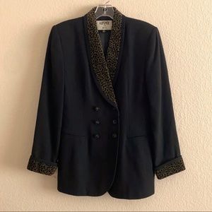 Vintage Leopard Blazer